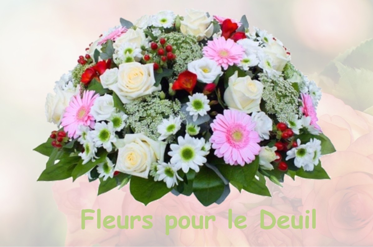 fleurs deuil SAINT-HERNIN